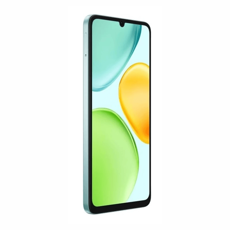 Celular Honor X6d 5G 256GB 4GB RAM LCD TFT 6.75" 50MP cian oblicuo