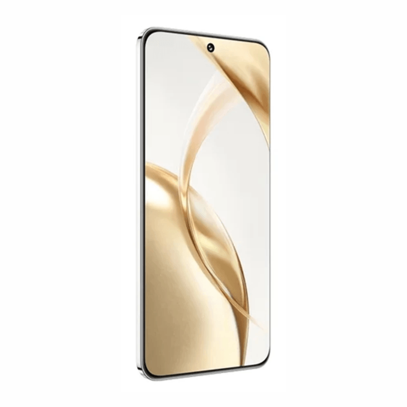Celular Honor 200 5G 512GB 12GB RAM OLED 6.7" 50MP blanco oblicuo