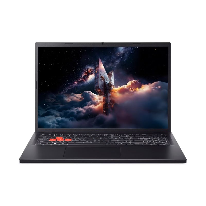 Laptop gamer Acer Nitro Lite 16 i5 RTX 3050 negro frontal