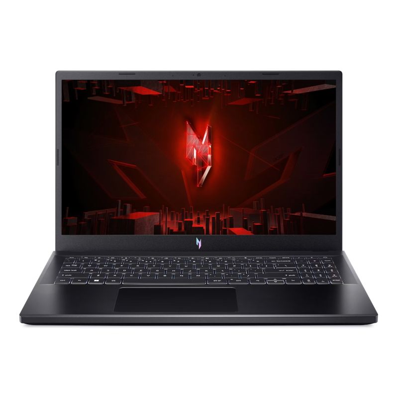 Laptop gamer Acer Nitro V15 i5 RTX 3050 negro frontal