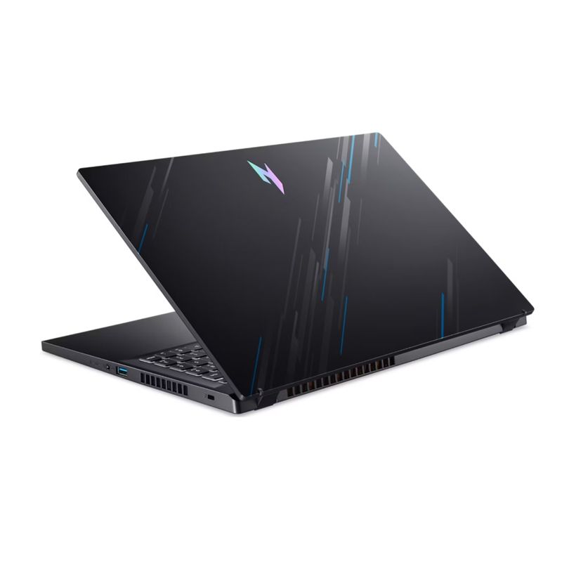 Laptop gamer Acer Nitro V15 i5 RTX 3050 negro dorsal