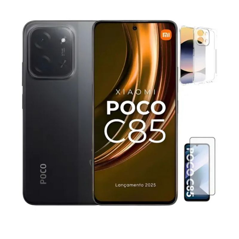 Xiaomi Poco C85 4G 128GB cámara 50MP batería 6000 mAh negro contenido