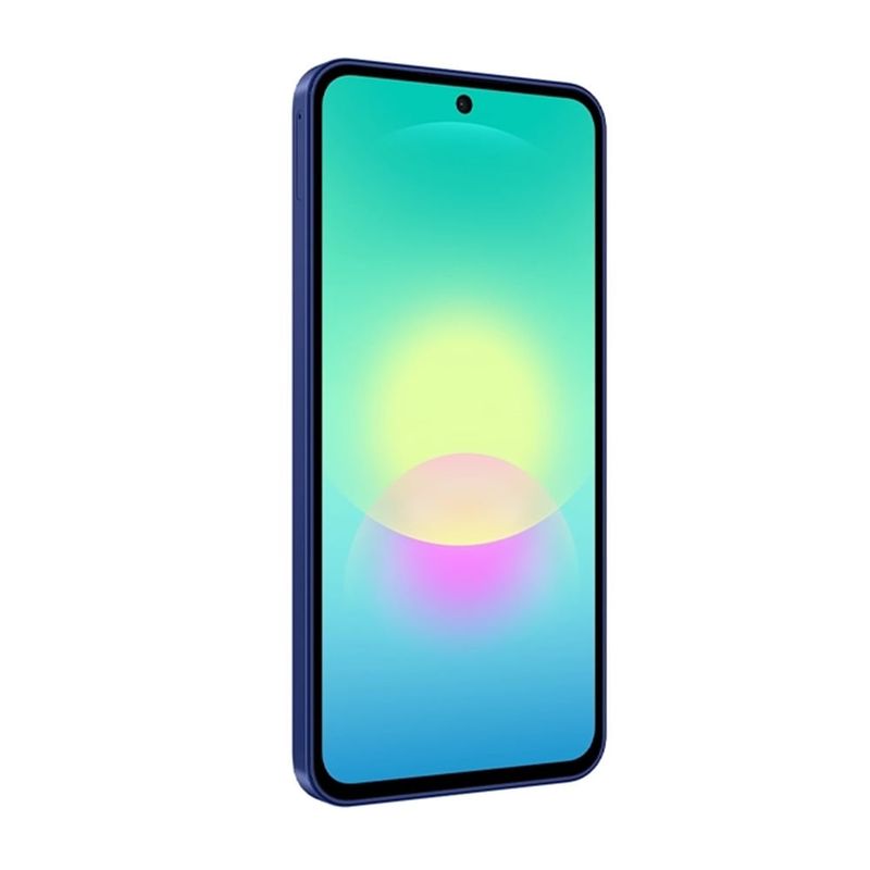 Samsung Galaxy A27 5G 256GB cámara 50MP AMOLED 6.7 azul oblicuo