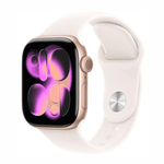 Apple Watch Series 11 46 mm GPS IP6X light blush rose gold lateral