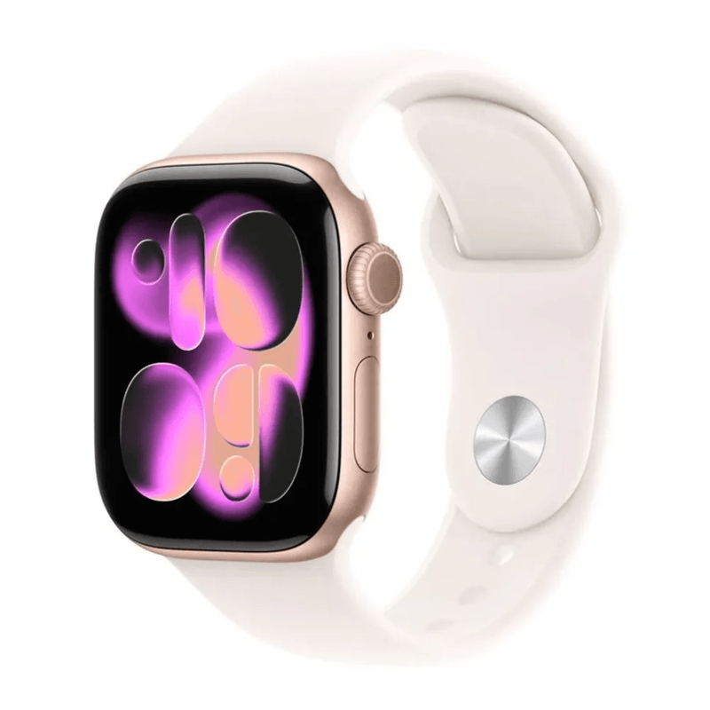 Apple Watch Series 11 46 mm GPS IP6X light blush rose gold lateral