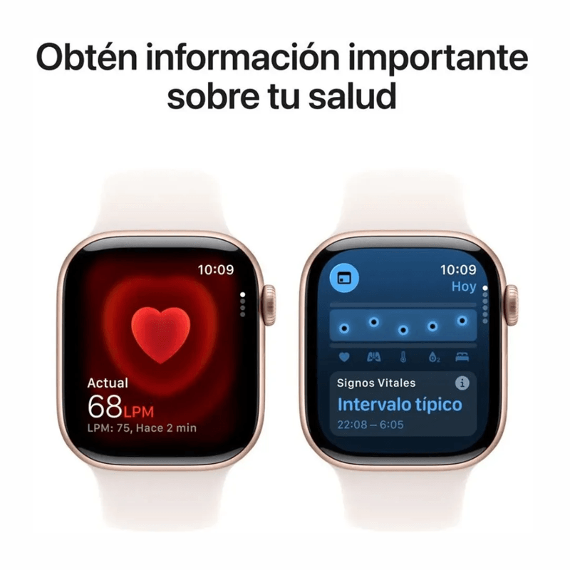 Apple Watch Series 11 46 mm GPS IP6X rose gold rose gold monitoreo salud
