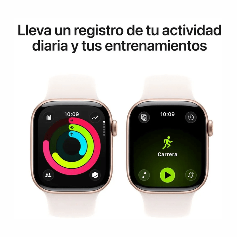 Apple Watch Series 11 46 mm GPS IP6X rose gold registro actividades