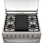 Cocina Electrolux 6 hornillas 76 cm VaporBake inox capacidad