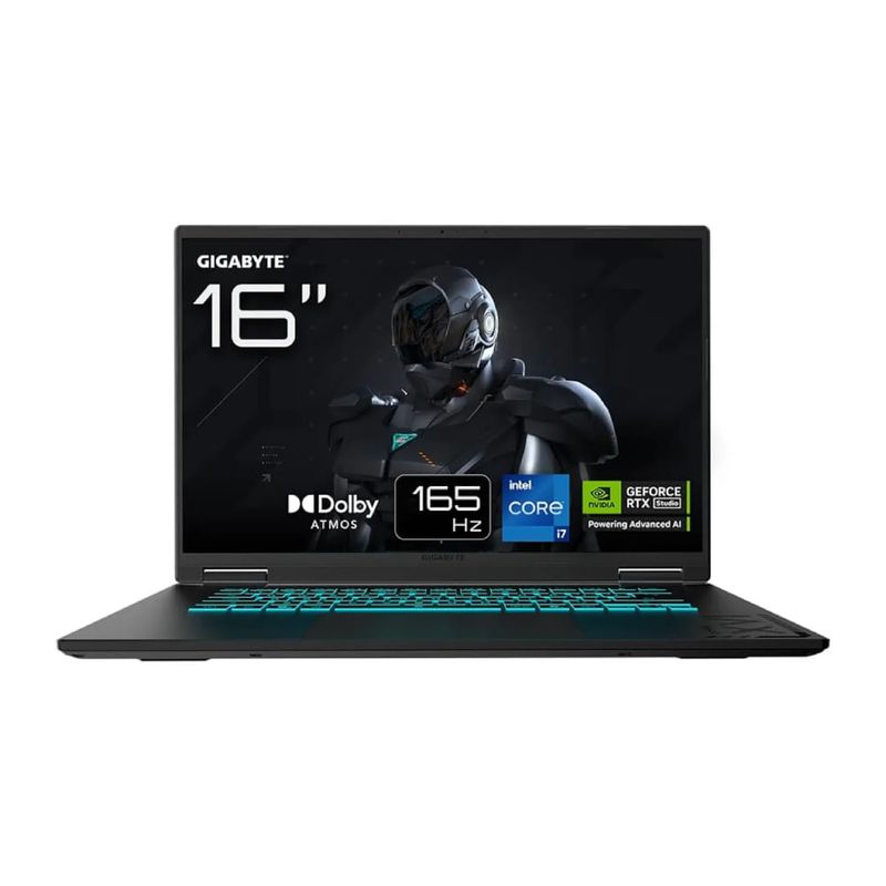Laptop Gamer Gigabyte A16 i7 16" 1TB SSD 16GB RAM negro especificaciones