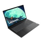 Laptop Lenovo V15 G6 Celeron N100 8GB 256GB SSD negro frontal oblicuo