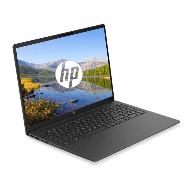 Laptop HP 200 G2i Core 7 16GB RAM 512GB SSD negro frontal oblicuo