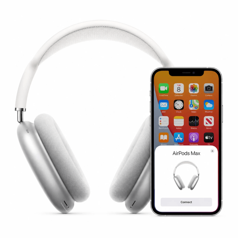 AirPods Max 1ra gen ANC Bluetooth 5.0 20 horas silver enlace movil