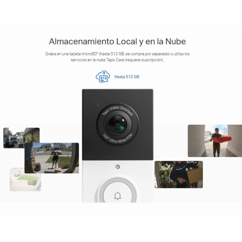 Cámara de seguridad TP-Link Tapo D210 2K 3MP Wi-Fi gris foco integrado