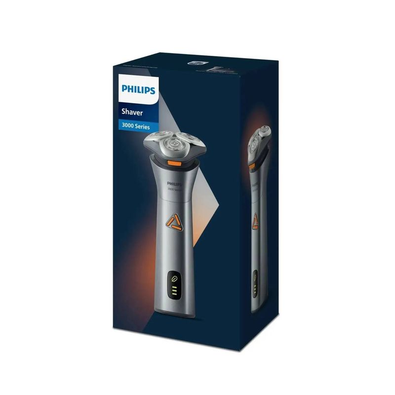 Afeitadora Philips S3882 seco y húmedo batería 50 min frontal oblicuo