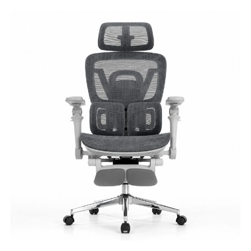 Silla ergonómica Haven S100 Pro Ultra lumbar 7D gris frontal