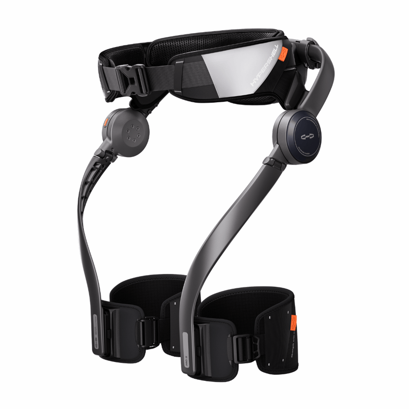 Exoesqueleto Hypershell X Pro S portátil 800W IP54 negro oblicuo