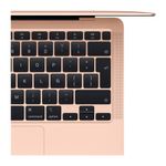 MacBook Air M1 13.3 pulgadas 256GB SSD Gold detalle teclado
