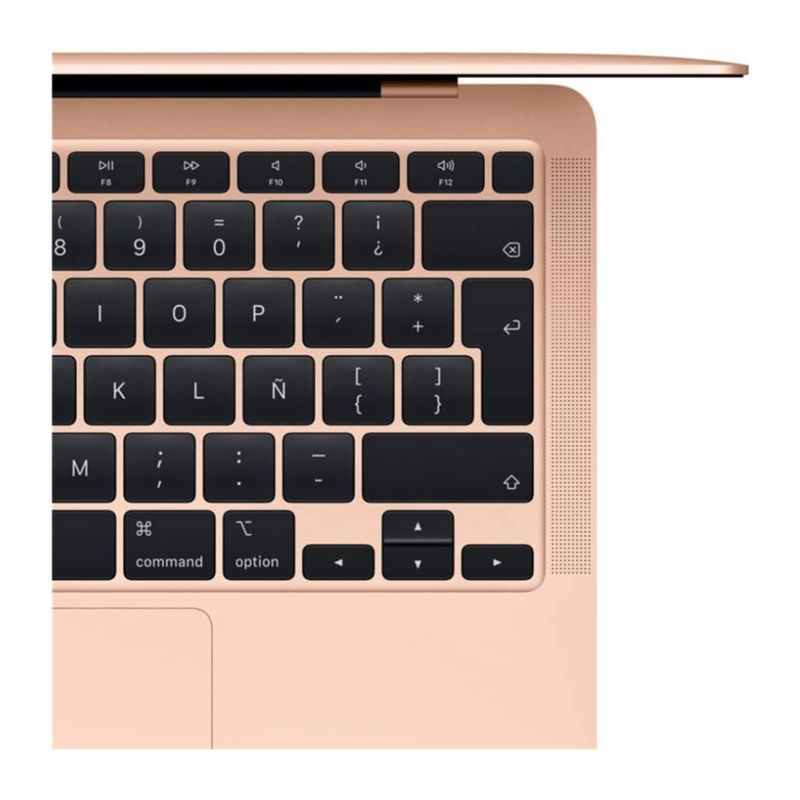 MacBook Air M1 13.3 pulgadas 256GB SSD Gold detalle teclado