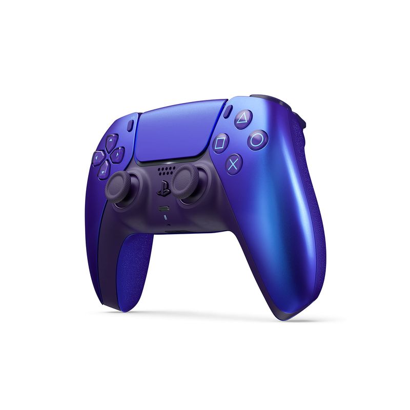 Mando PS5 DualSense inalámbrico Chroma Indigo oblicuo