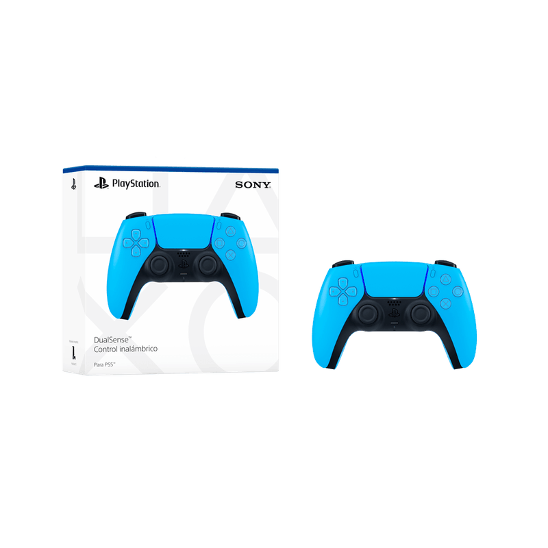 Mando PS5 DualSense inalámbrico Starlight Blue tamaño