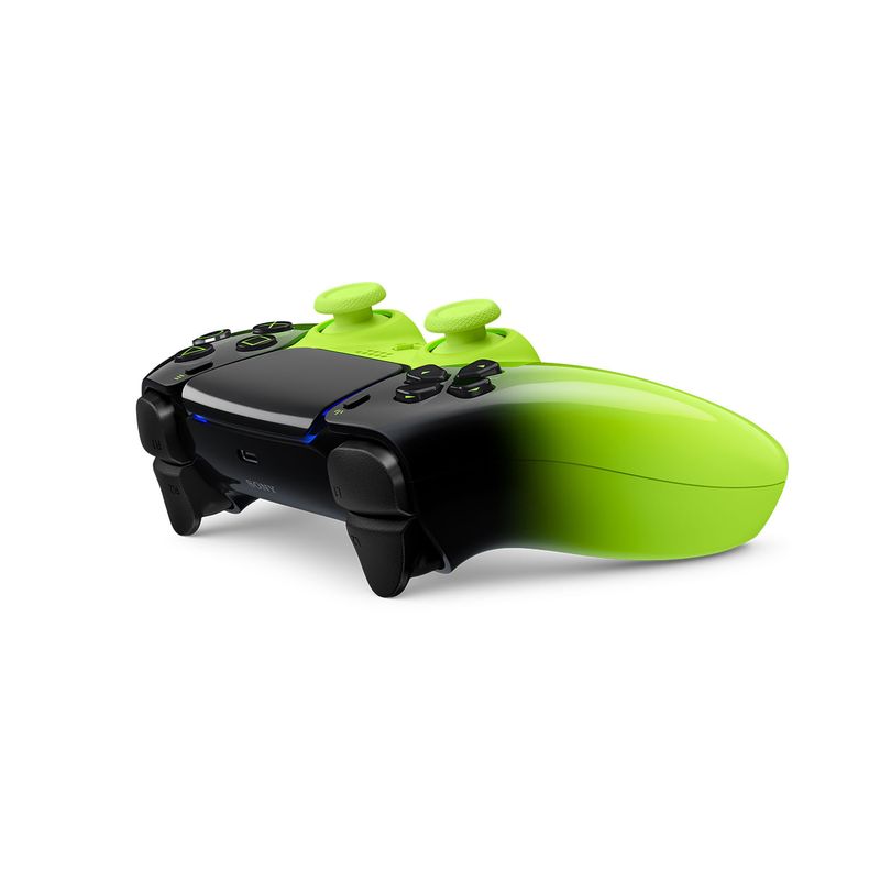 Mando PS5 DualSense inalámbrico Remix Green oblicuo