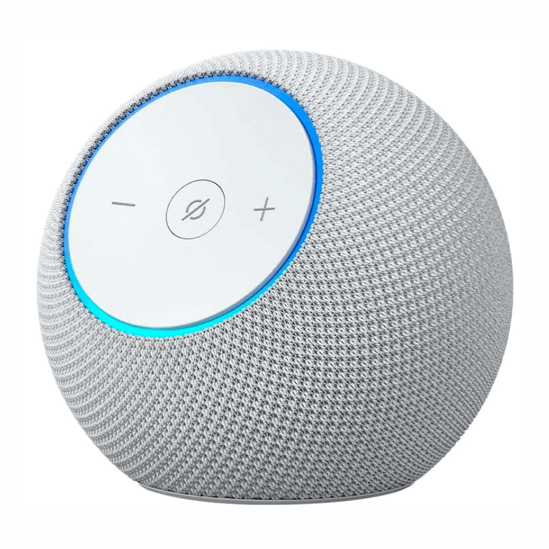 Echo Dot Max Amazon Alexa Wi-Fi Bluetooth 5.0 blanco lateral
