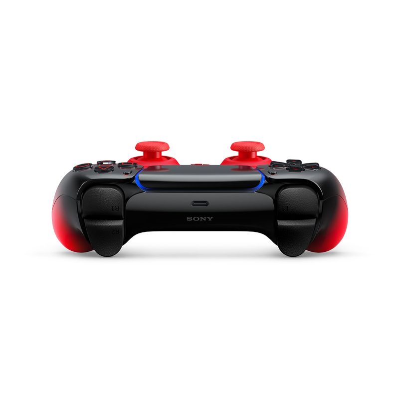 Mando PS5 DualSense inalámbrico Techno Red oblicuo