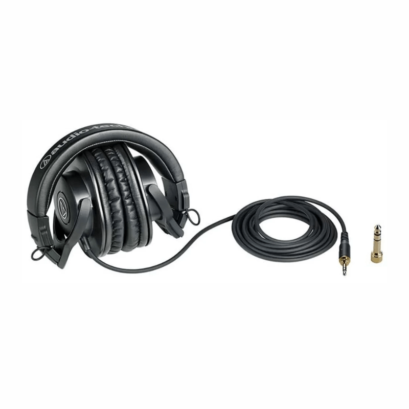 Audífonos Audio-Technica ATH-M30x negro cable 3 m