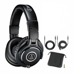Audífonos Audio-Technica ATH-M40x negro contenido de caja