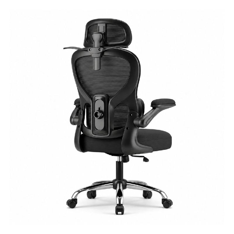 Silla ergonómica Haven D1 lumbar ajustable negro dorsal