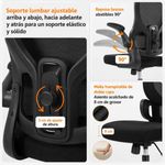 Silla ergonómica Haven D1 lumbar ajustable elevación