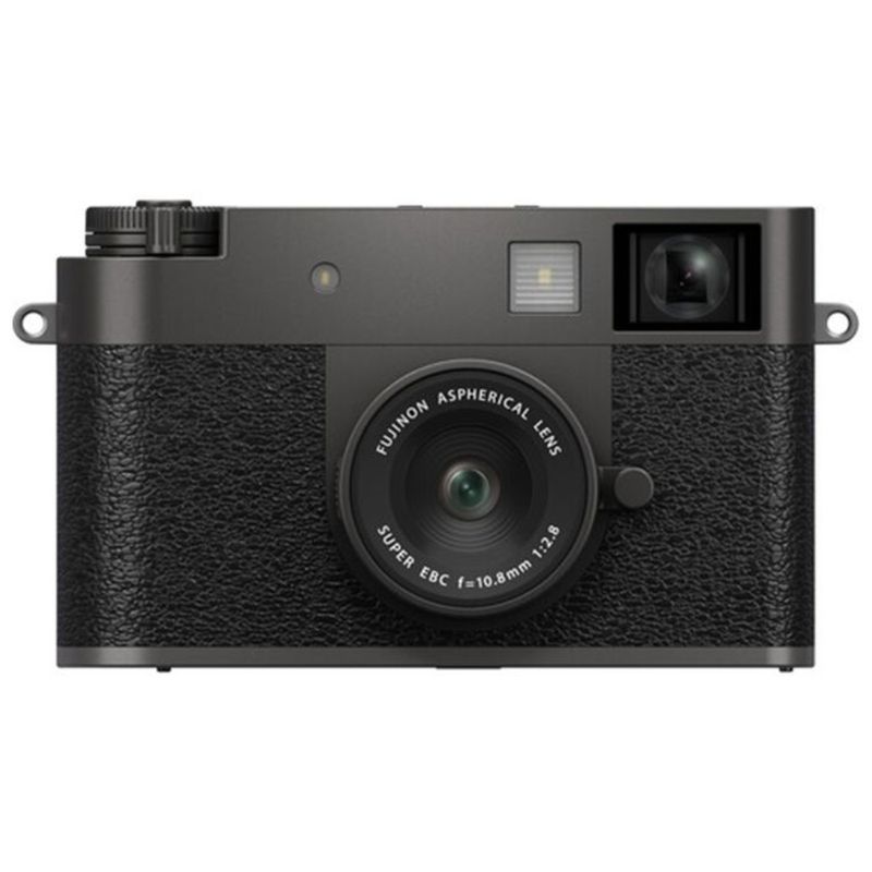 Cámara digital Fujifilm X half 18MP plata carbón frontal