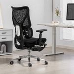 Silla ergonómica Haven D100 Pro lumbar y reposapiés tamaño