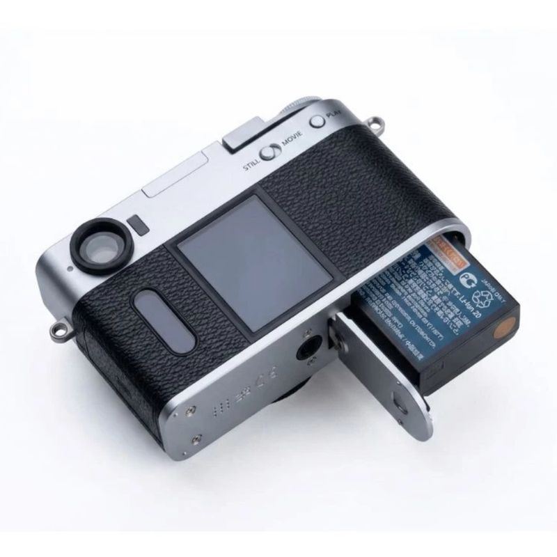 Cámara digital Fujifilm X half Silver 18MP Wi-Fi Bluetooth silver dorsal