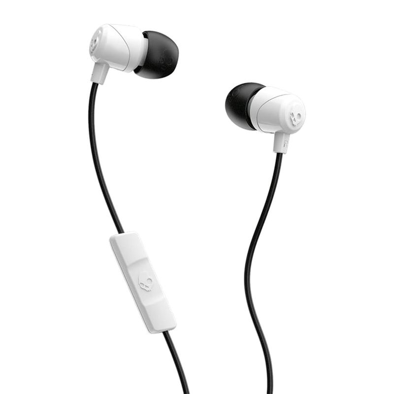 Audifonos Skullcandy Jib Pill in ear 3.5 mm, blanco dorsal oblicuo