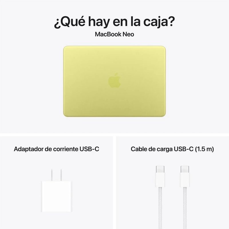 MacBook Neo 13 pulgadas A18 Pro 256GB SSD citrusc aja