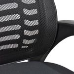 Silla de oficina Viggo Inius cabecera regulable negro frontal  detalle