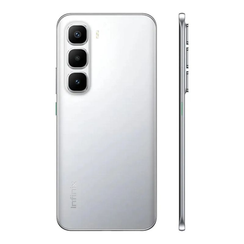Infinix Hot 60 Pro 4G 256GB AMOLED 144Hz plata lateral