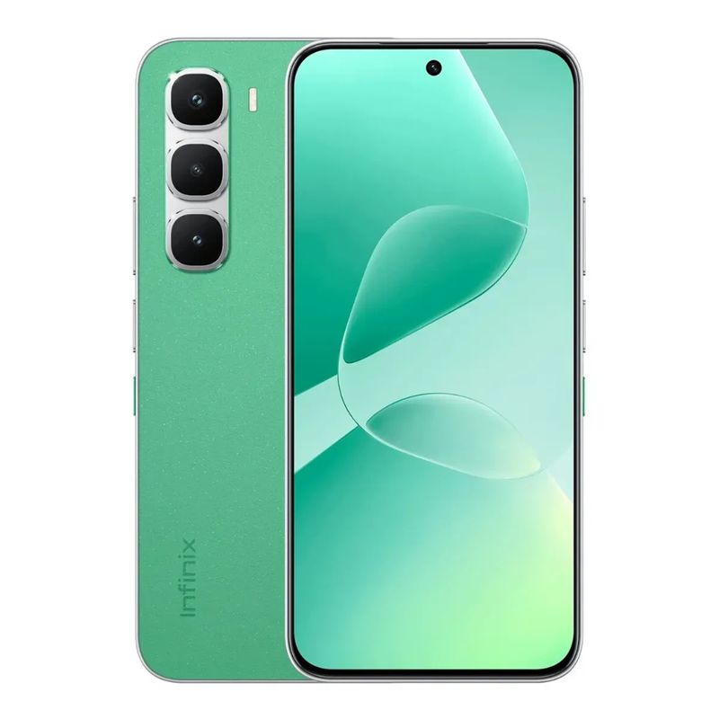 Infinix Hot 60 Pro 4G 256GB AMOLED 144Hz verde frontal