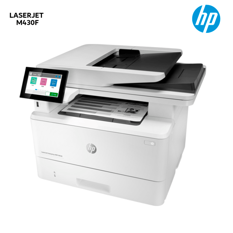 Impresora HP LaserJet Enterprise M430f láser dúplex frontal oblicuo