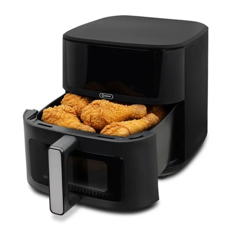 Freidora de aire Miray OFM-115 10L digital negro frontal  oblicuo