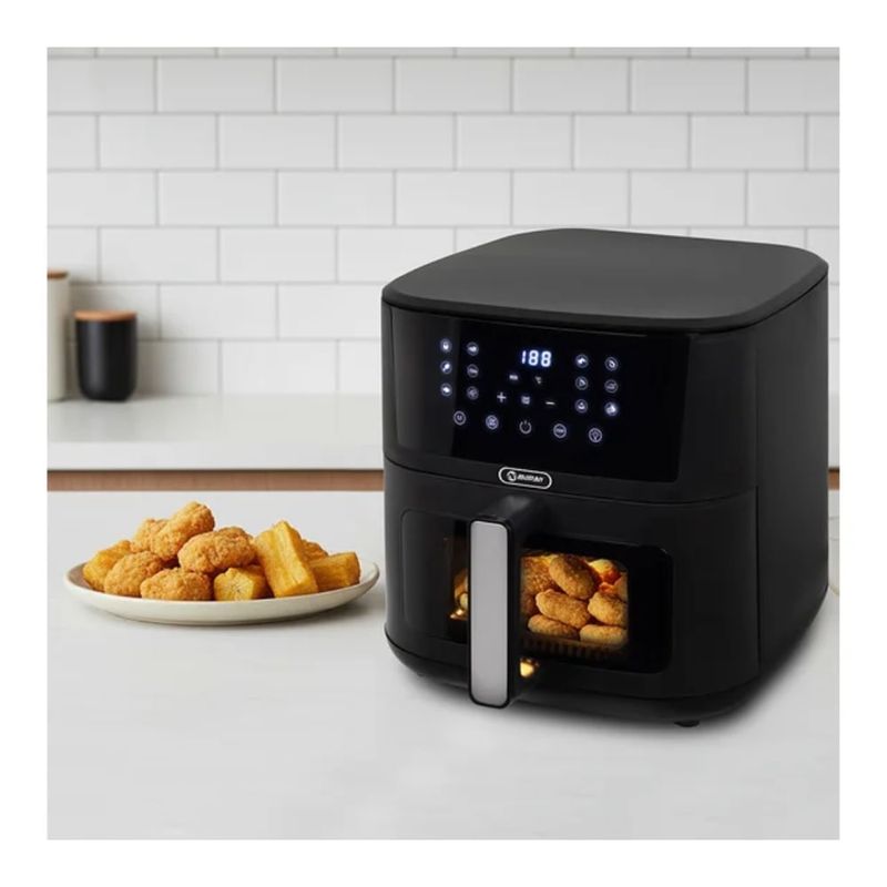 Freidora de aire Miray OFM-115 10L digital negro diagonal