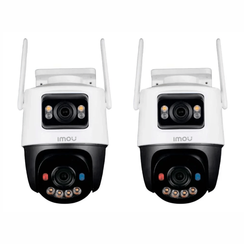 Kit 2 cámaras Imou Cruiser Dual 10MP 360° IP66 blanco frontal