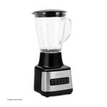Licuadora Miray LM-101V 1.5L vaso vidrio negro frontal oblicuo