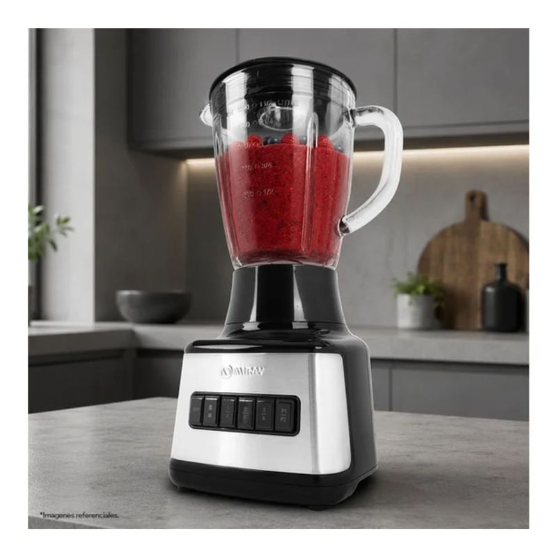 Licuadora Miray LM-101V 1.5L vaso vidrio