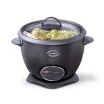 Olla arrocera Miray OM-T337N 1.5L 500W negro frontal