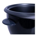 Olla arrocera Miray OM-T337N 1.5L 500W negro frontalOlla arrocera Miray OM-T337N 1.5L 500W negro lateral