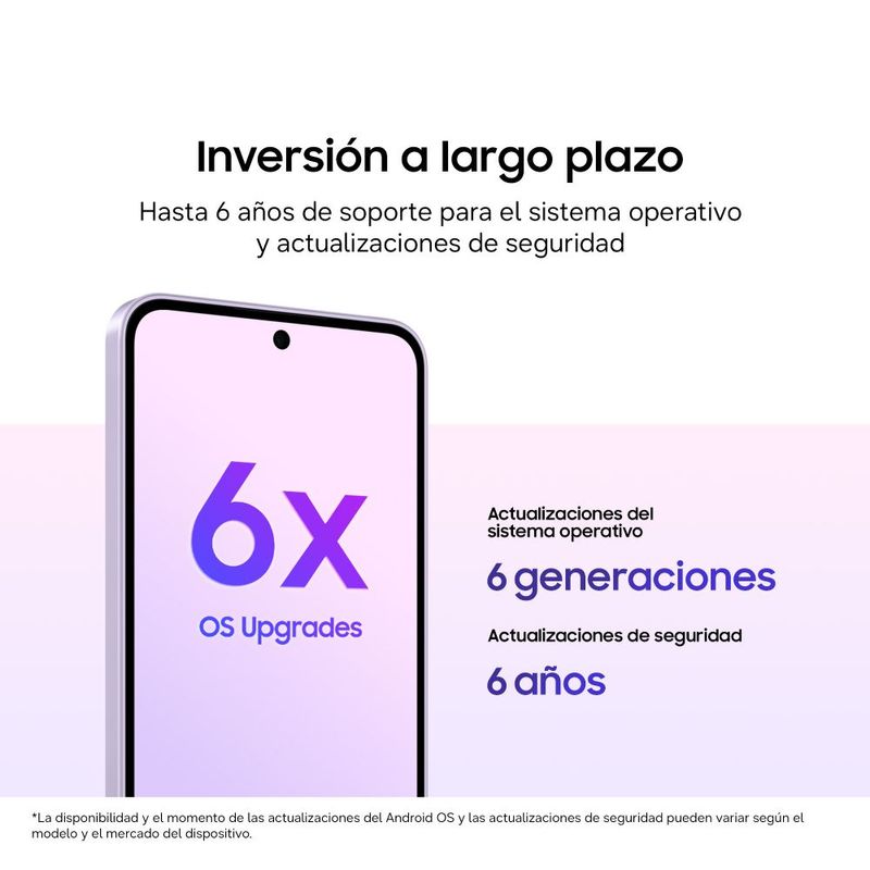 ung Galaxy A37 5G 256GB 8GB RAM violeta zoommedidas