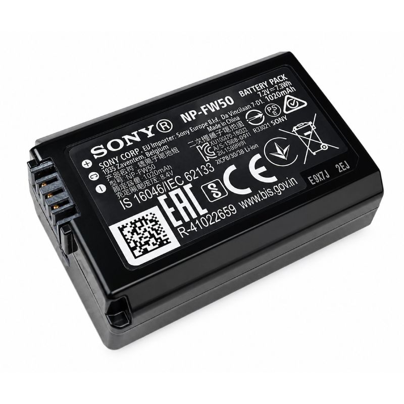Batería Sony NP-FW50 Serie W 1080 mAh dorsal