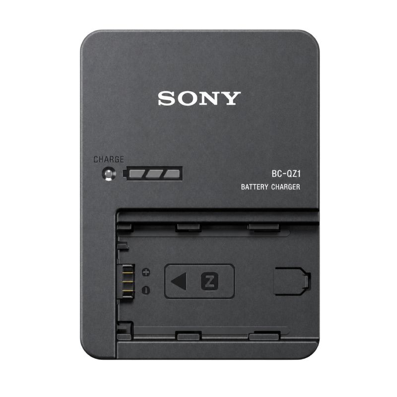 Cargador Sony BC-QZ1 para NP-FZ100 frontal